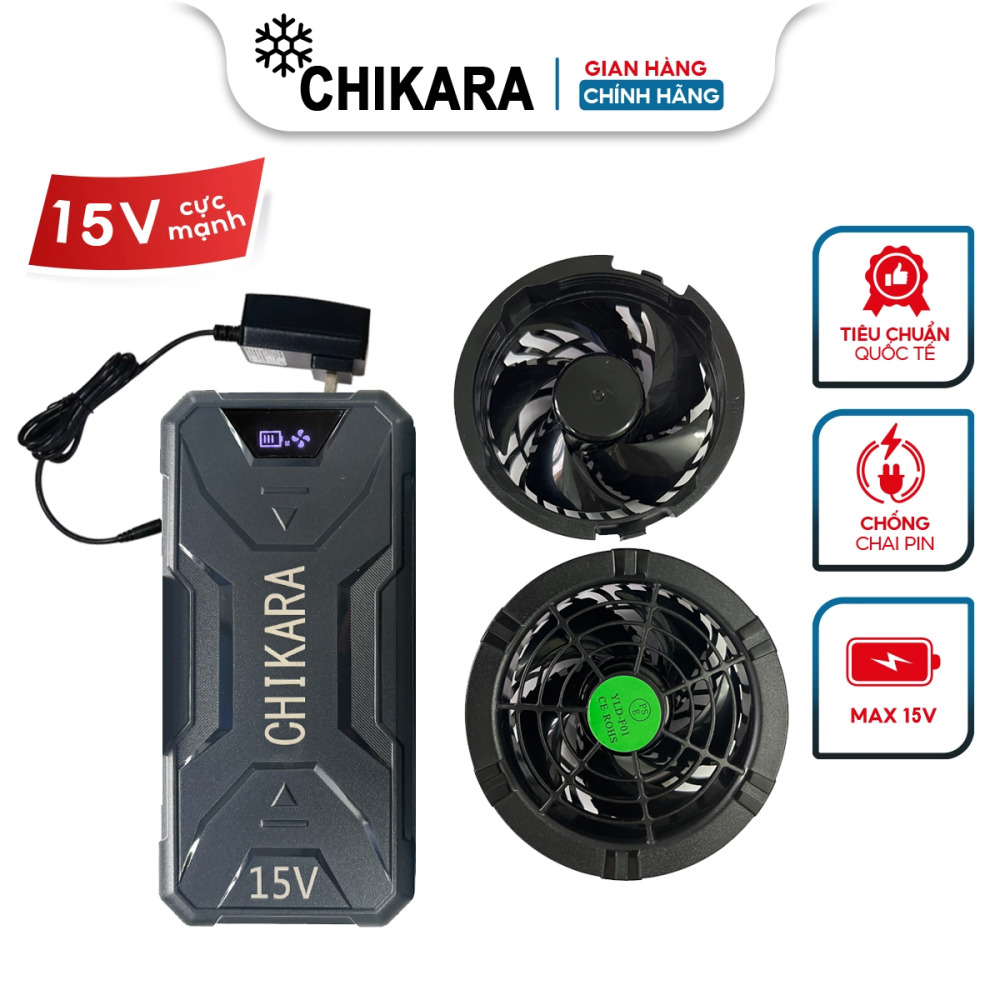 Áo điều hòa CHIKARA SPIDER 15V 2024