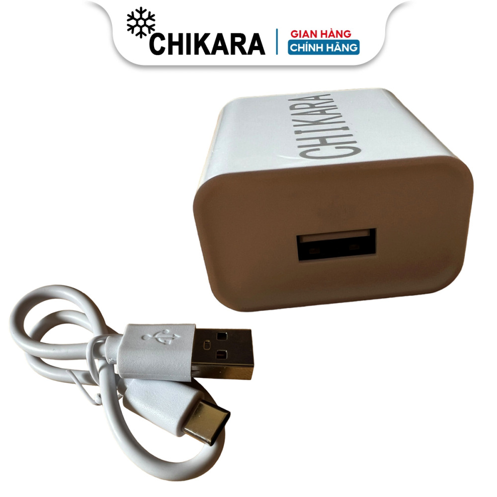 Công nghệ sạc TYPE-C được ứng dụng vào bộ sạc của Chikara giúp sạc hiệu quả như điện thoại di động