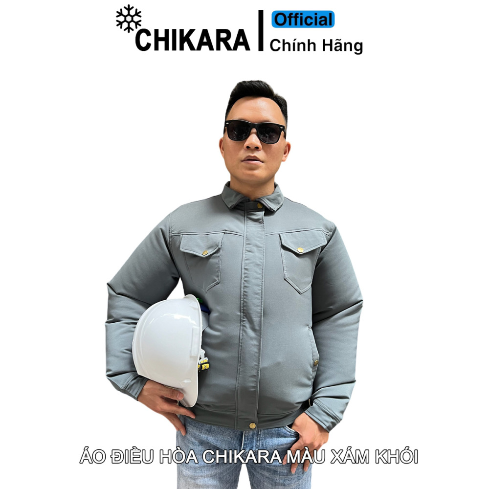 ÁO ĐIỀU HÒA CHIKARA MÀU XÁM KHÓI