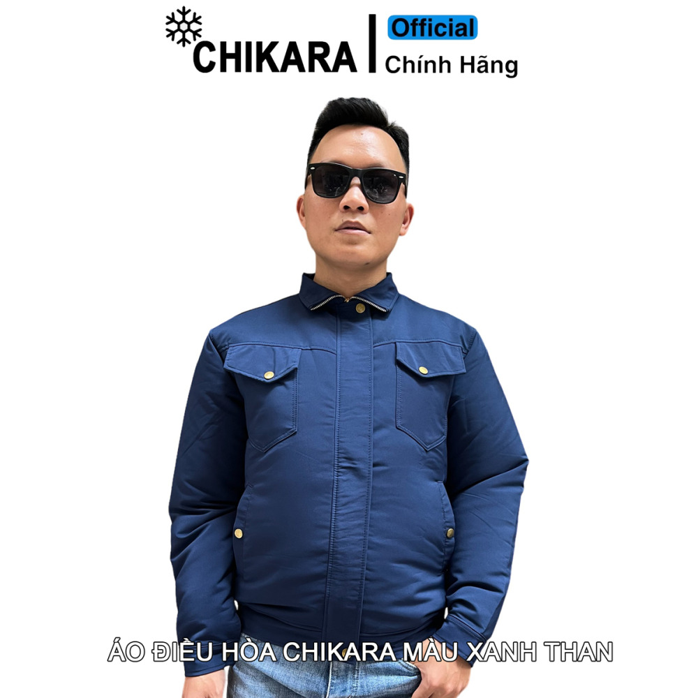 ÁO ĐIỀU HÒA CHIKARA MÀU XANH THAN