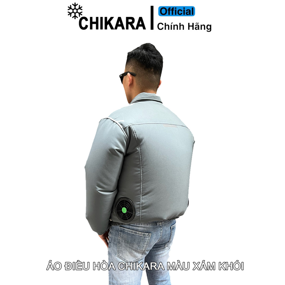 ÁO ĐIỀU HÒA CHIKARA MÀU XÁM KHÓI