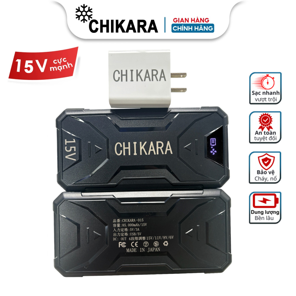 Bộ phụ kiện áo điều hòa Chikara Nhật Bản